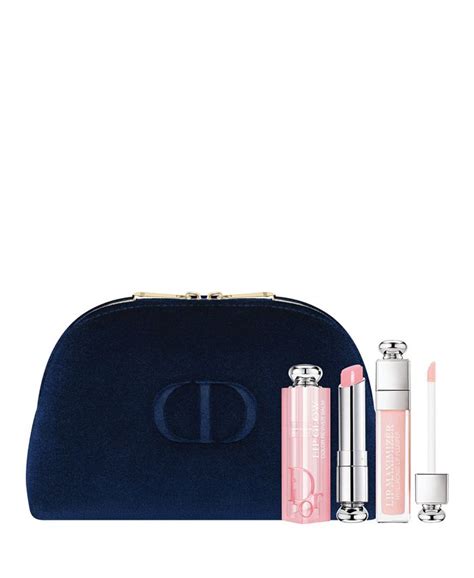 dior 3-pc. addict lip makeup gift set|Dior Addict makeup gift set.